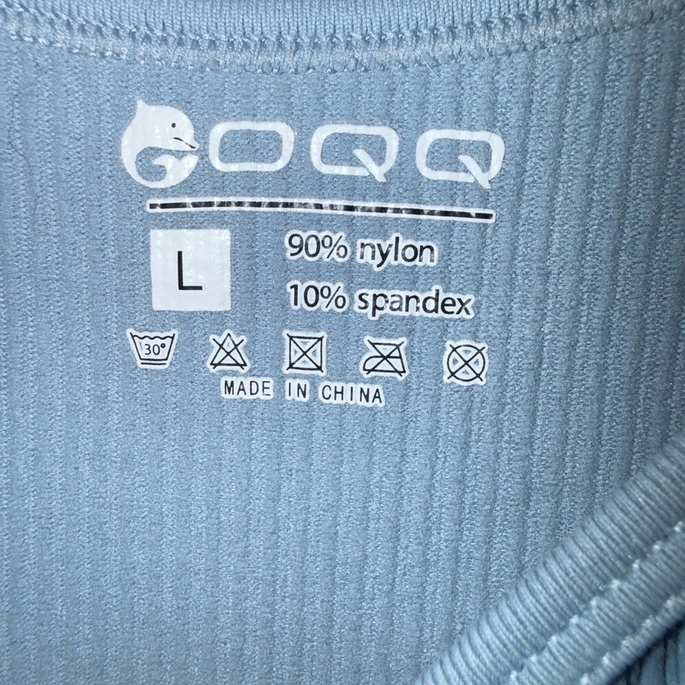 Elegant Sky Blue Women's Bodysuit L-XL - Picture 6 of 6
